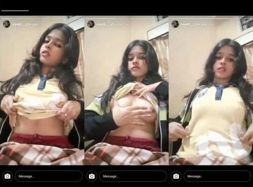 18 Viral Sex MMS of Horny Desi Girl Shows Boobs