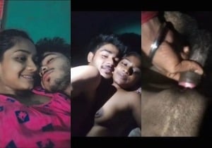 Viral Sex MMS of Horny Desi Lover Romance and Fingering