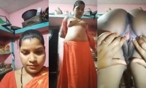 Horny Desi Bhabhi Shows Nude Body viral mms xxx