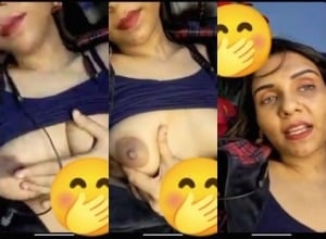 Viral MMS XXX of Sexy Desi Bhabhi Shows Boobs